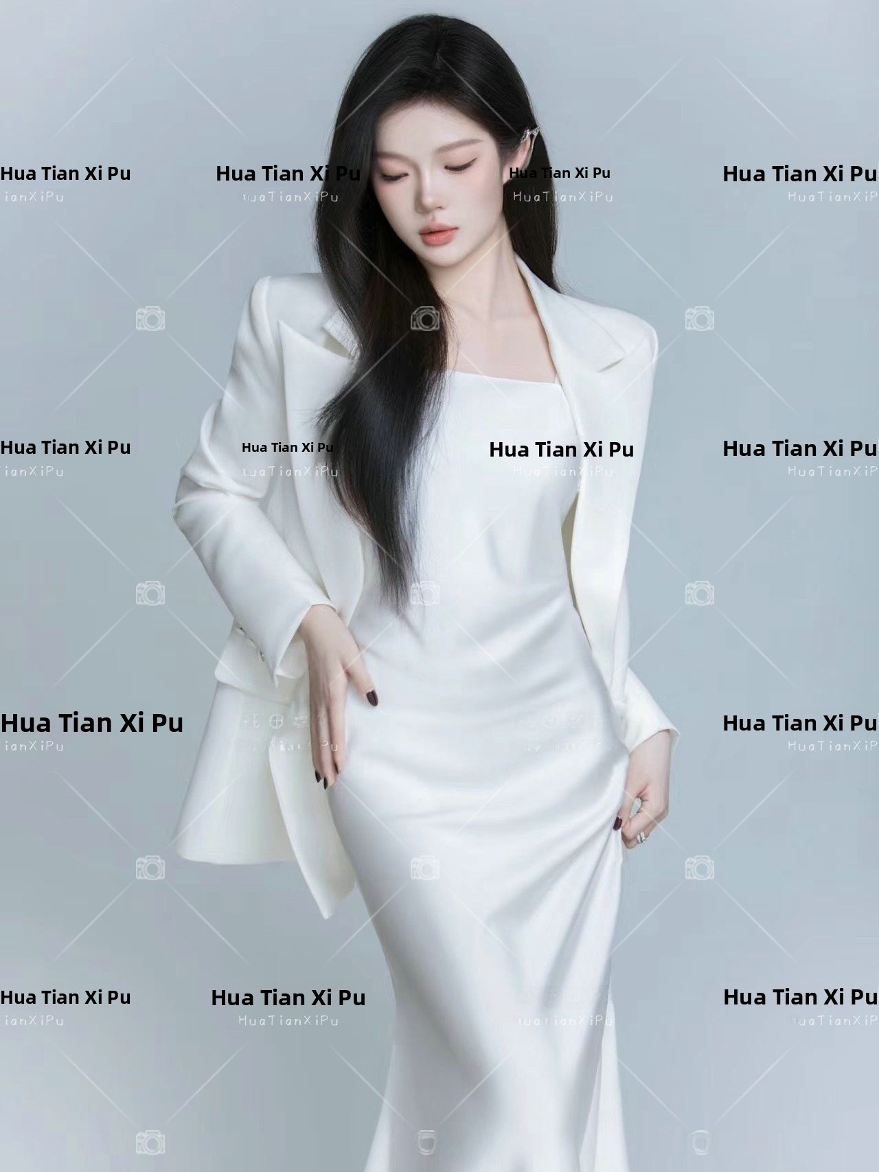 Ethnic Fashion Images - 24 Studio Yeni Beyaz Takım Elbise