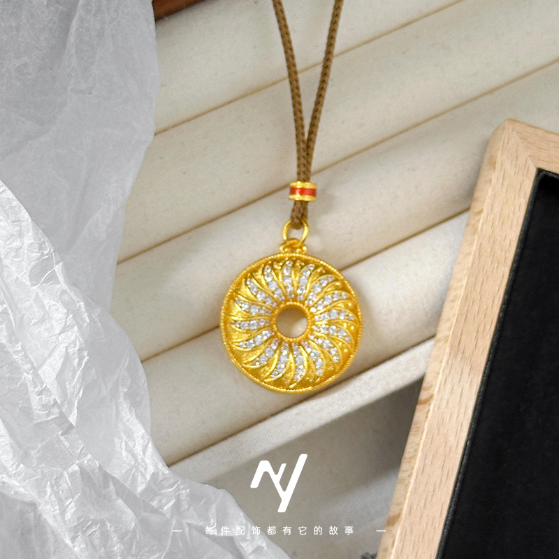 Ethnic Fashion Store - Altın mağazası tarzı 24 ayar gerçek