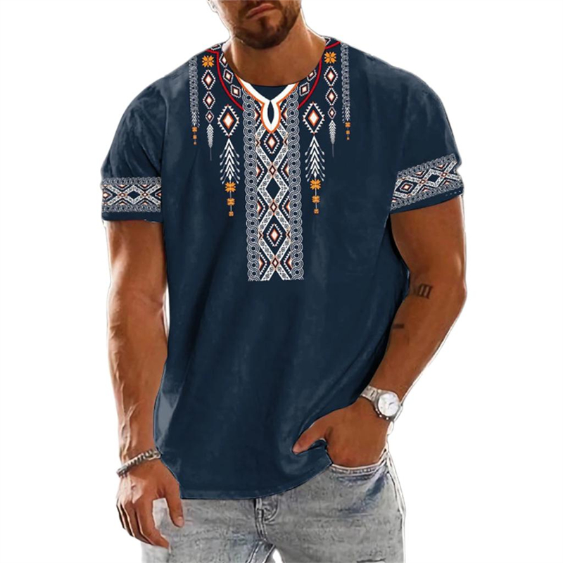 Men'S Ethnic Fashion Trends - Trend 2025 Vintage Etnik Graphic T