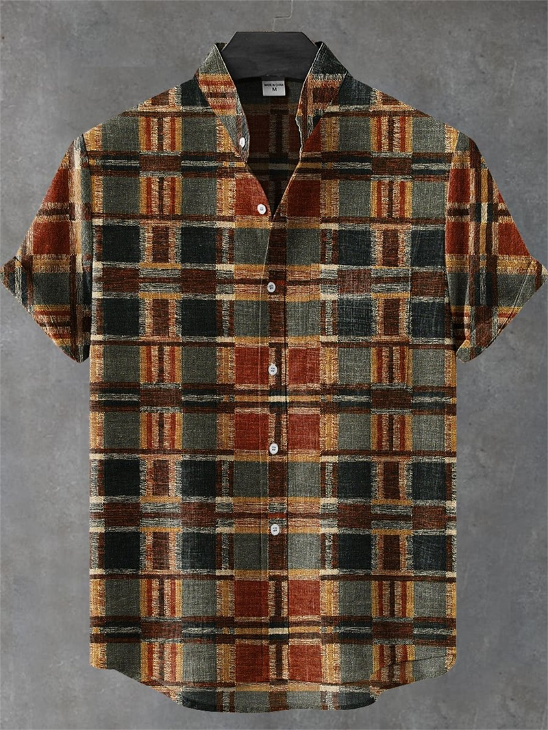 Erkek Kısa Kollu Gömlek Vintag - Men'S Ethnic Fashion Trends incelemesi ve fiyatı