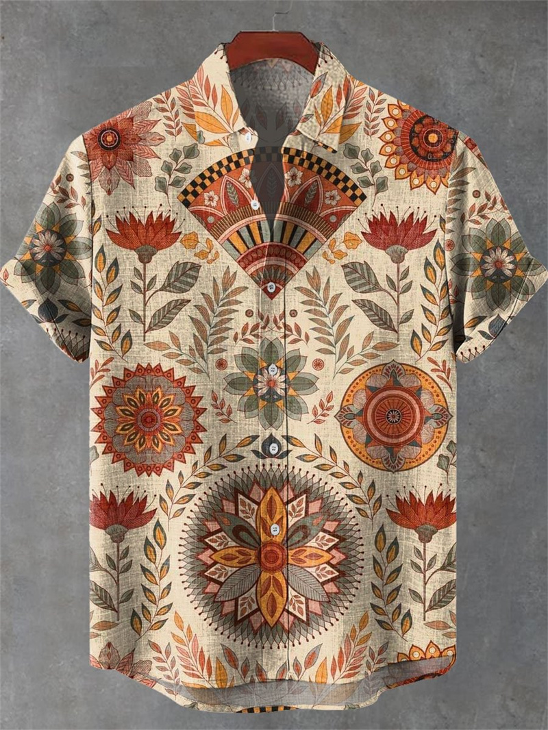 Erkek Kısa Kollu Gömlek Vintag - Men'S Ethnic Fashion Trends incelemesi ve fiyatı