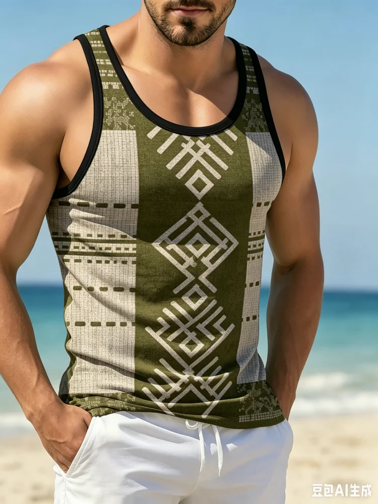 Vintage Etnik Geometrik Tribal - Men'S Ethnic Fashion Trends incelemesi ve fiyatı