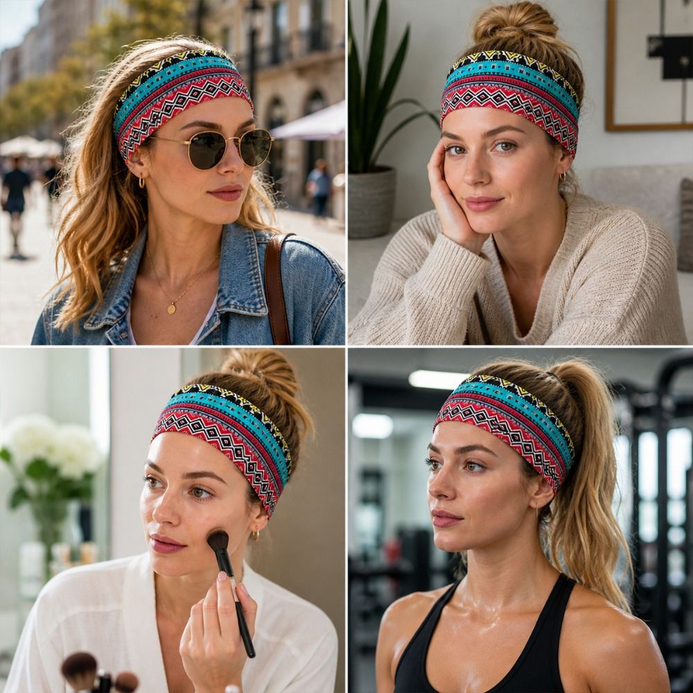 Moda Etnik Baskı Yoga Bandı Te - Ethnic Fashion Show incelemesi ve fiyatı
