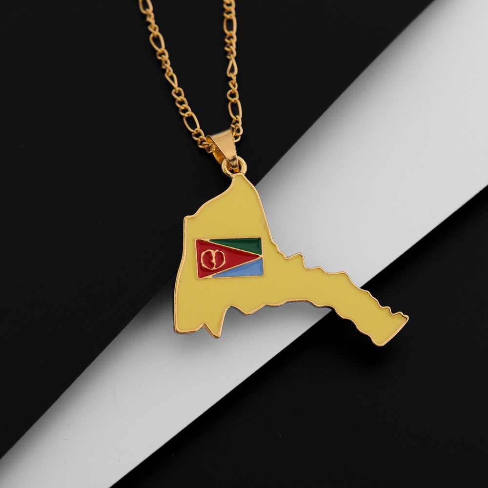 Zarif Eritrea harita kolye kol - Men'S Ethnic Fashion Trends incelemesi ve fiyatı