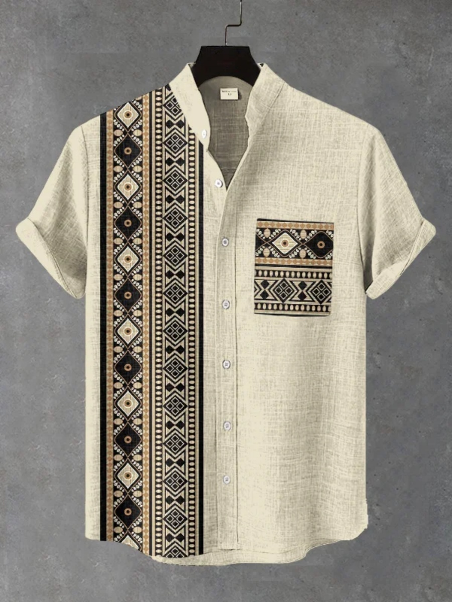 Erkek Retro Etnik Tribal Kısa  - Men'S Ethnic Fashion Trends incelemesi ve fiyatı