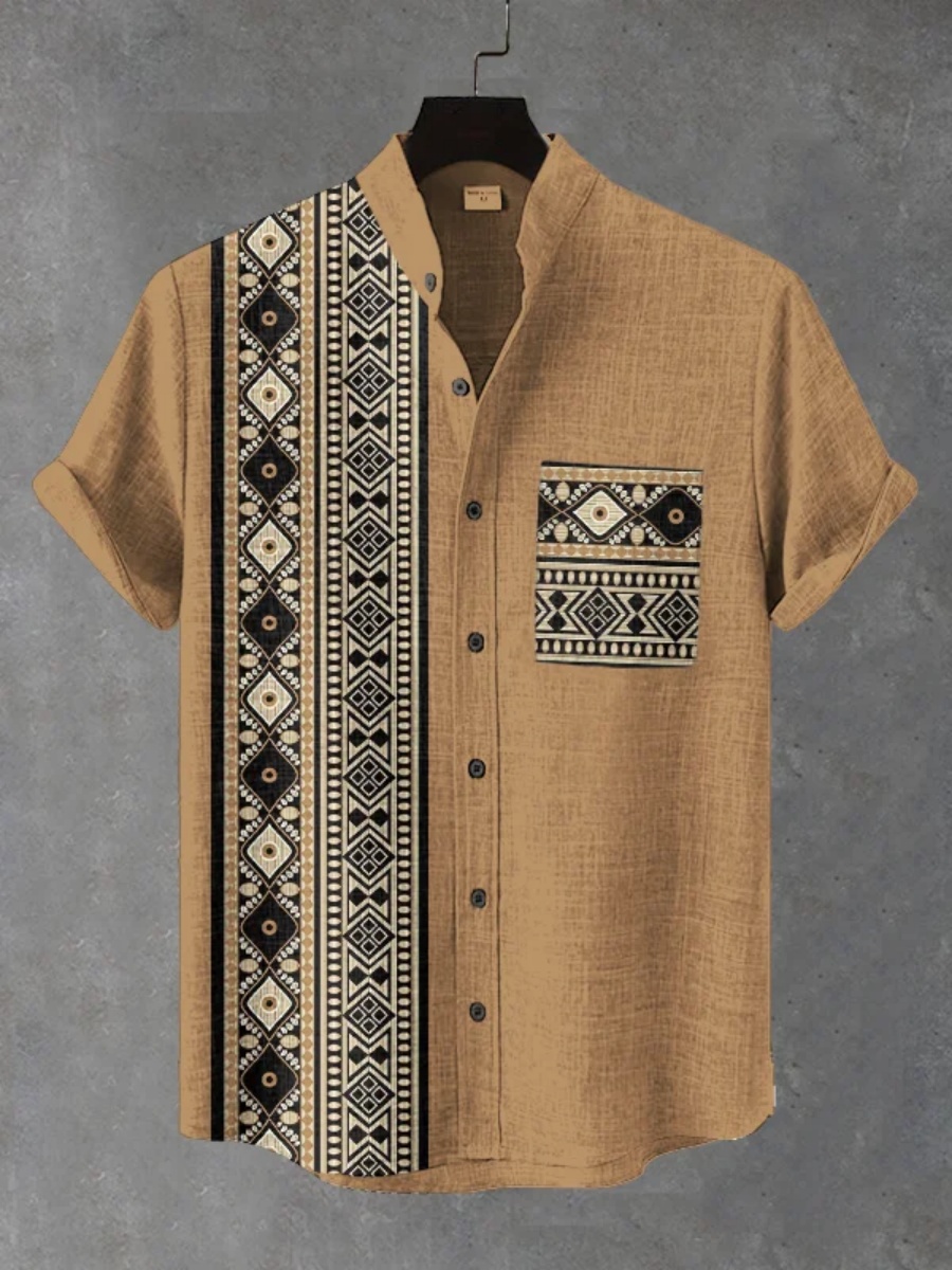 Erkek Retro Etnik Tribal Kısa  - Men'S Ethnic Fashion Trends incelemesi ve fiyatı