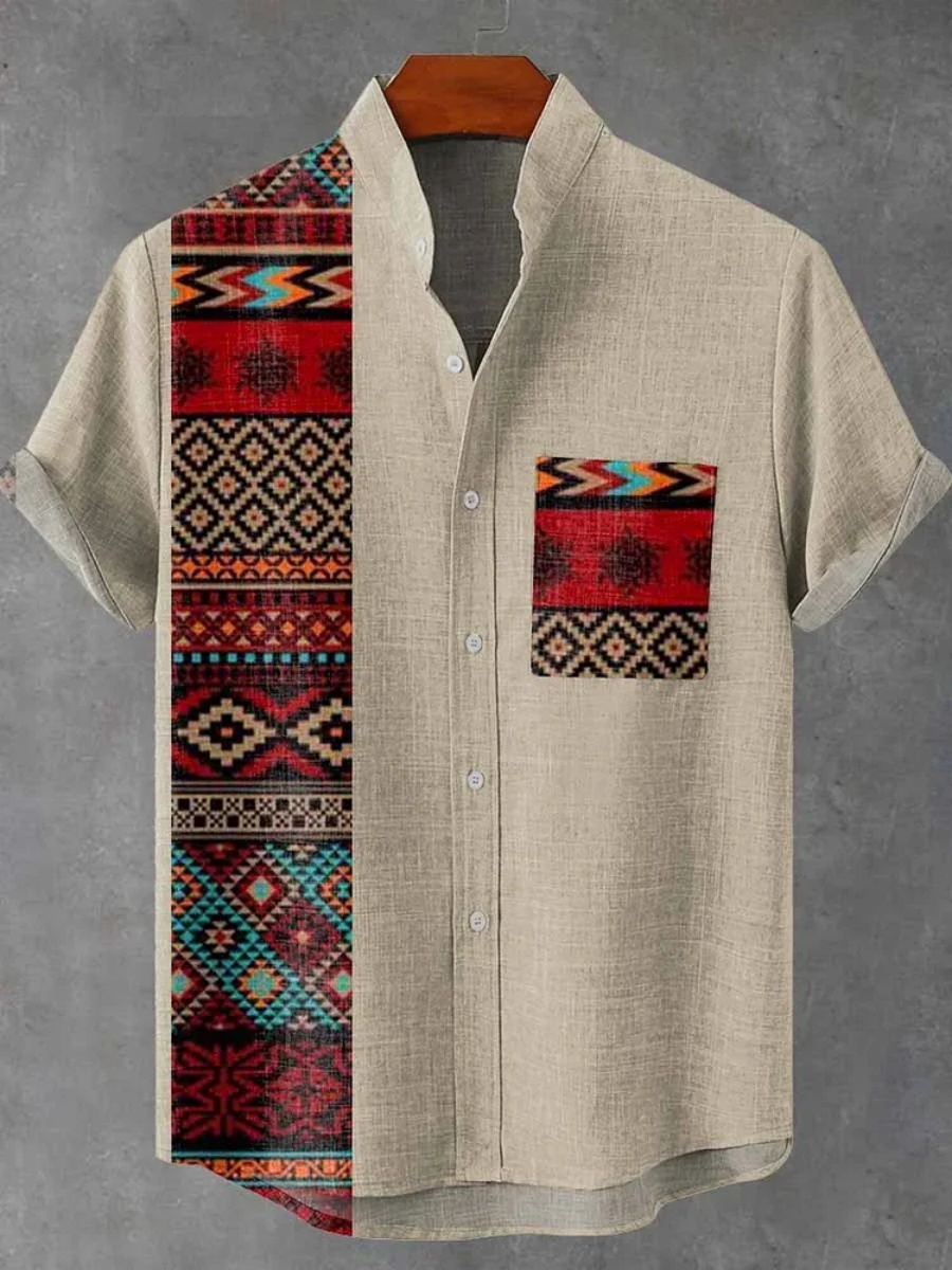 Erkek Retro Etnik Tribal Kısa  - Men'S Ethnic Fashion Trends incelemesi ve fiyatı