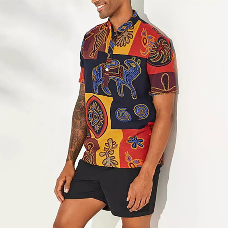 2025 yaz yeni Avrupa ve Amerik - Men'S Ethnic Fashion Trends incelemesi ve fiyatı