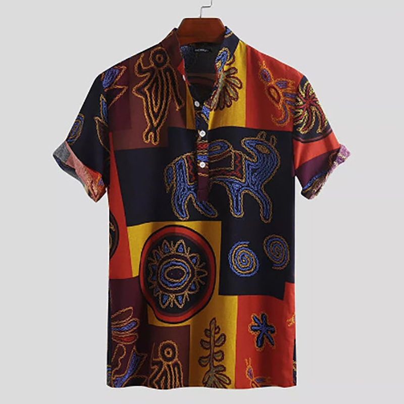 2025 yaz yeni Avrupa ve Amerik - Men'S Ethnic Fashion Trends incelemesi ve fiyatı