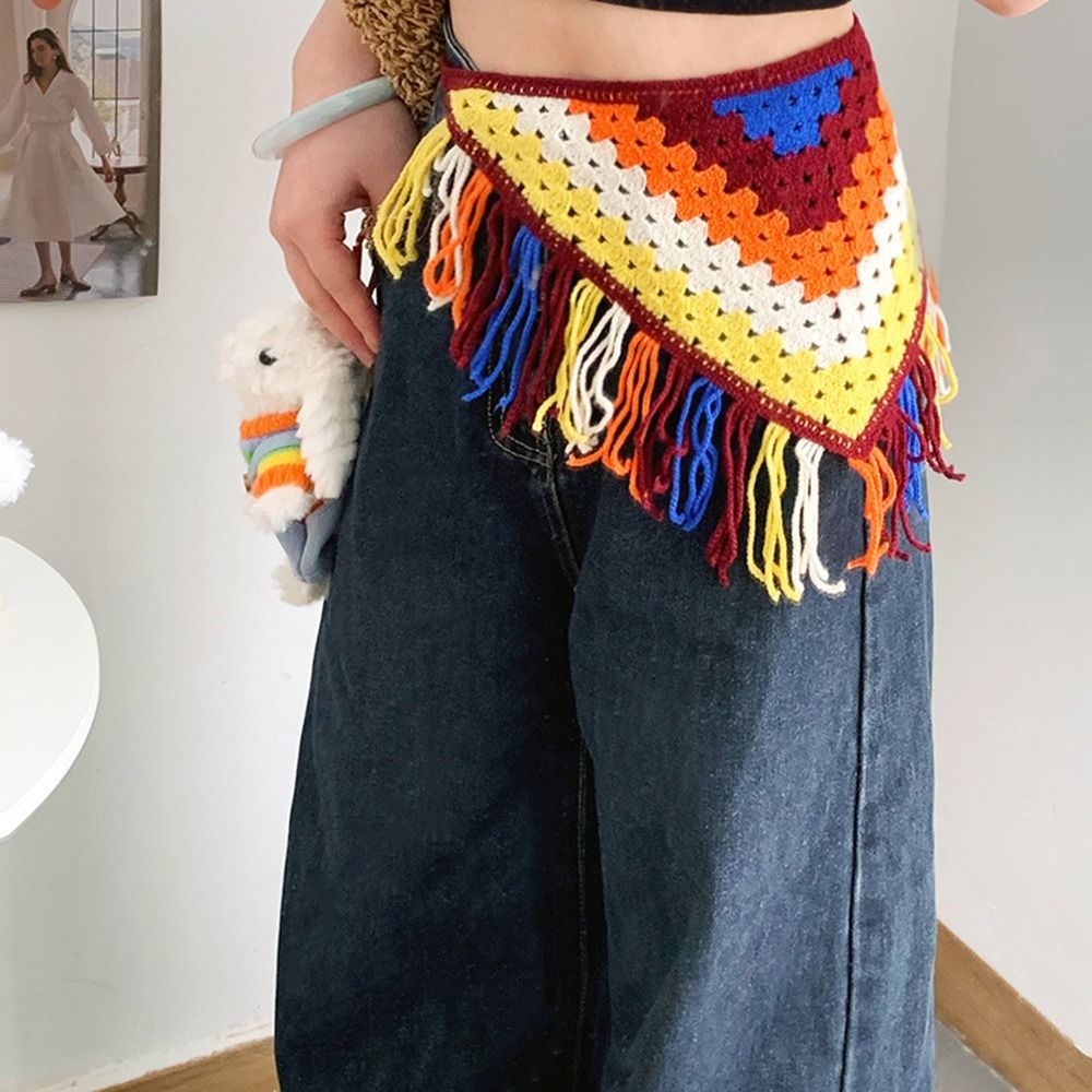 Moda Püsküllü Saçaklı Bel Keme - Y2K Ethnic Fashion incelemesi ve fiyatı