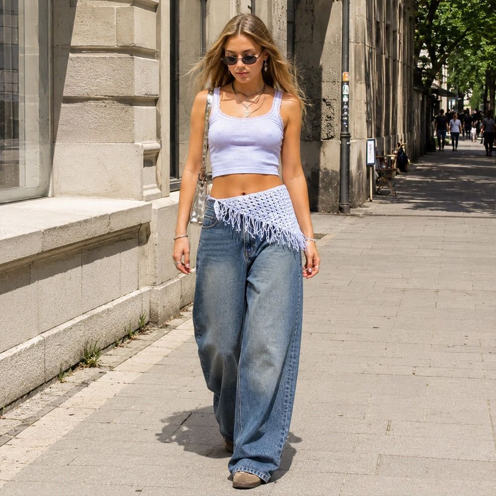 Moda Püsküllü Saçaklı Bel Keme - Y2K Ethnic Fashion incelemesi ve fiyatı